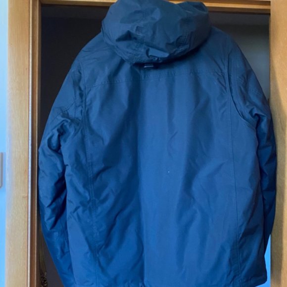 eddie bauer down jacket mens size L black - Picture 6 of 8